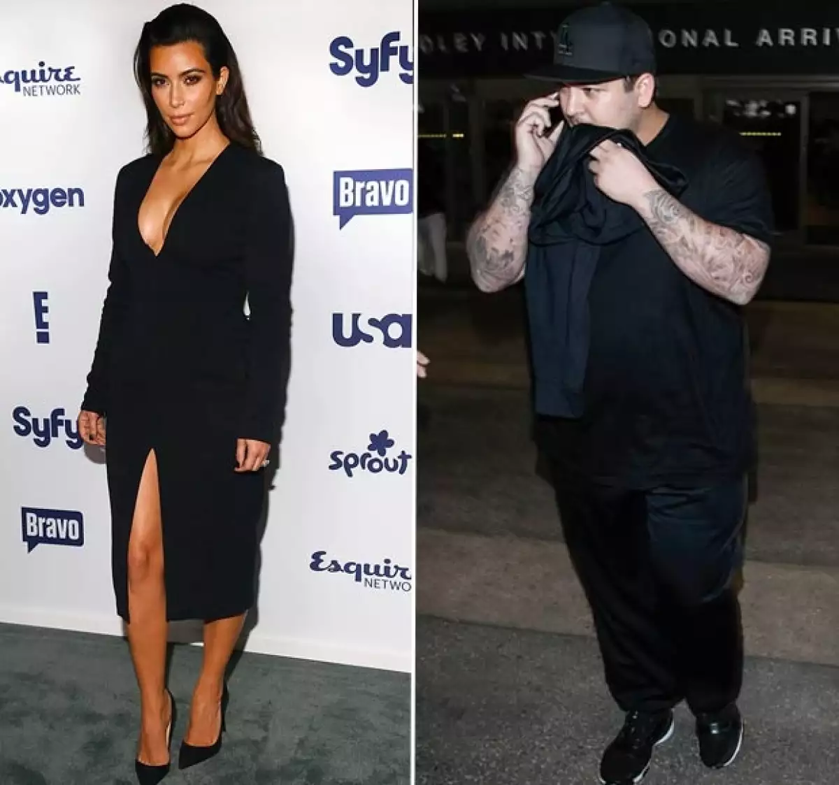 Los hermanos se han distanciado, pues aseguran, Kim no está de acuerdo con la imagen de Rob.