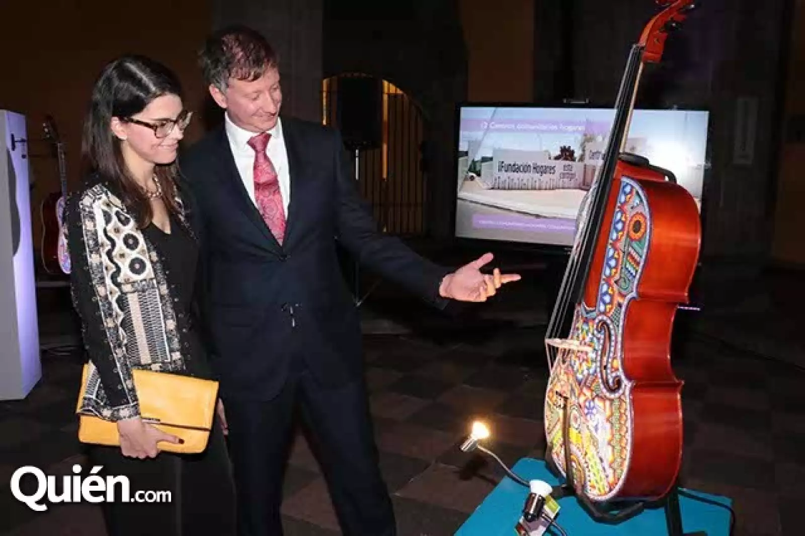Patricia Perdiz y Carlos Salazar Albornoz