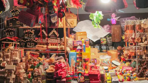 Foto de juguetes mexicanos en Mazamitla, Jalisco