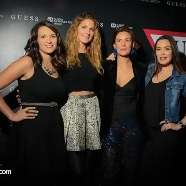Kathryn Chambers,Marcela Cuevas,Constanza Carrascal y Carla Medina