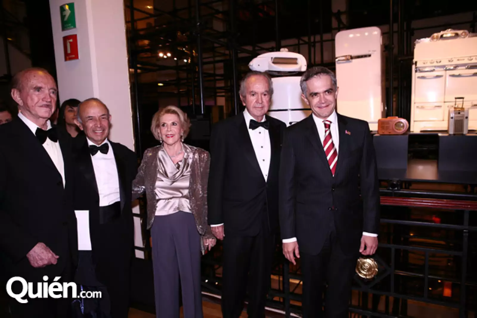 Rogerio Azcárraga, Clemente Serna, Teresa Baillères, Alberto Bailleres y Miguel Ángel Mancera