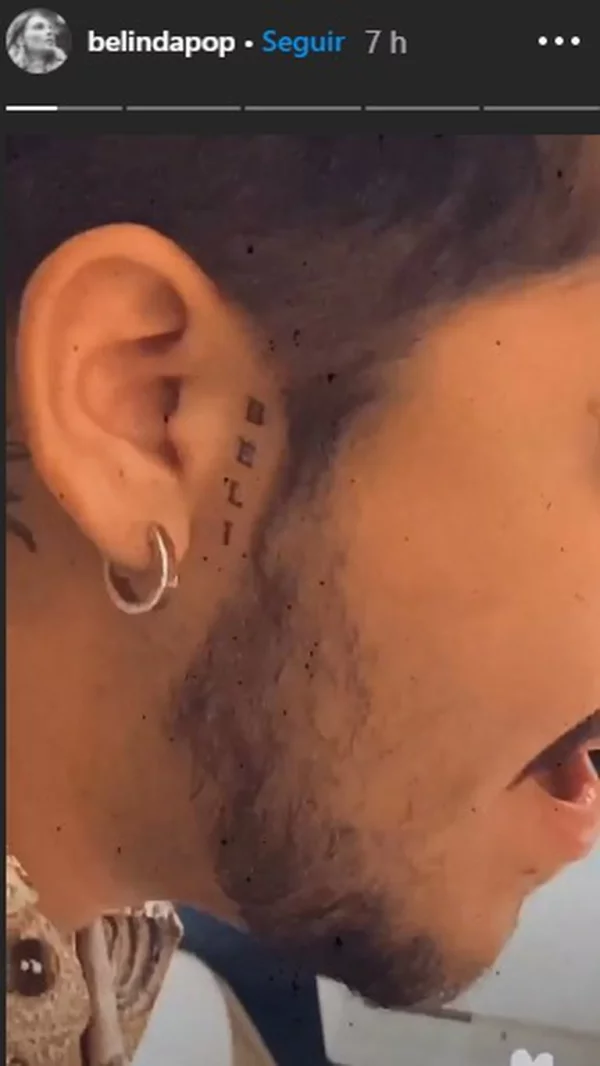 Tatuaje de Christian Nodal