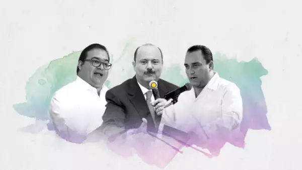 Los priistas Javier Duarte, de Veracruz; César Duarte, de Chihuahua, y Roberto Borge, de Quintana Roo, deberán entregar la administración estatal a la oposición.