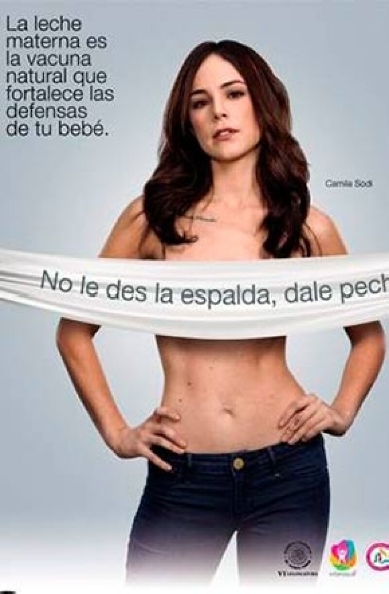 La actriz se deslindó de la campaña en la que también aparecen Cecilia Galiano y Maribel Guardia.