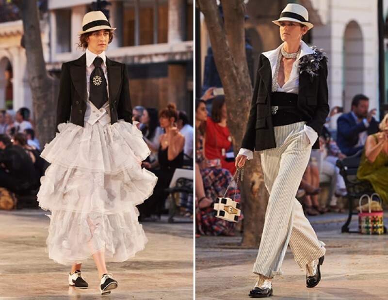 Chanel presentó piezas que mezclan piezas femeninas y masculinas.