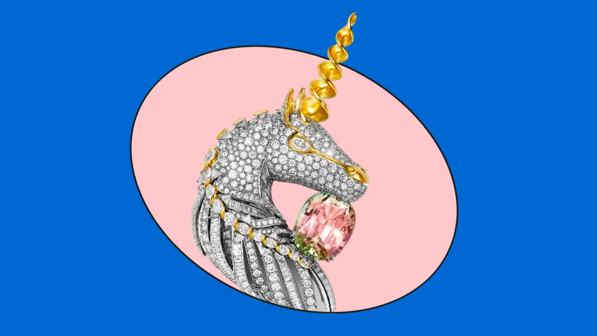 broche unicornio Tiffany & Co.