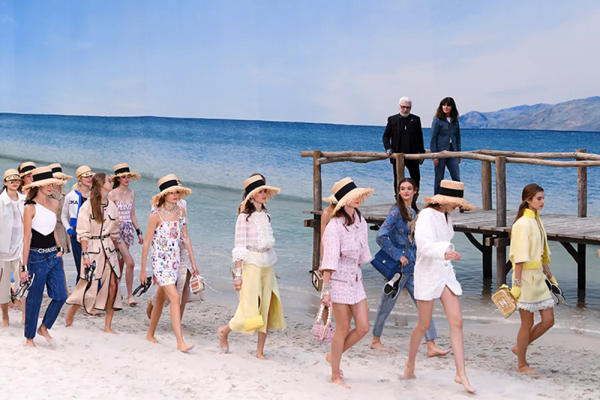 Chanel show, Runway, Spring Summer 2019, Paris Fashion Week, France - 02 Oct 2018