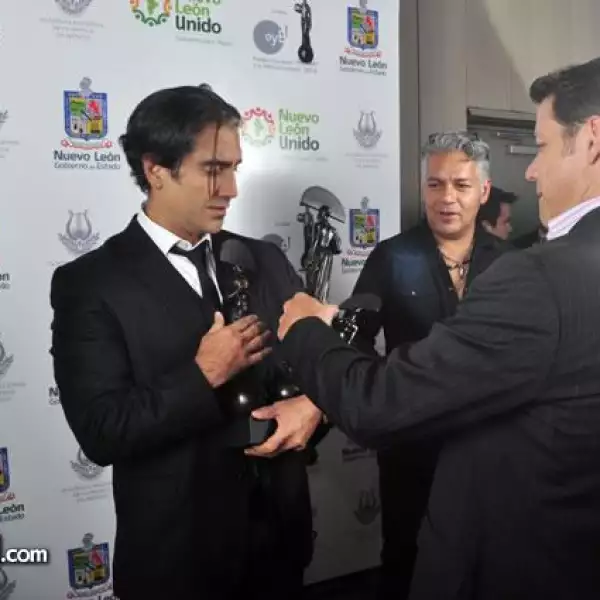 Backstage en los Premios Oye