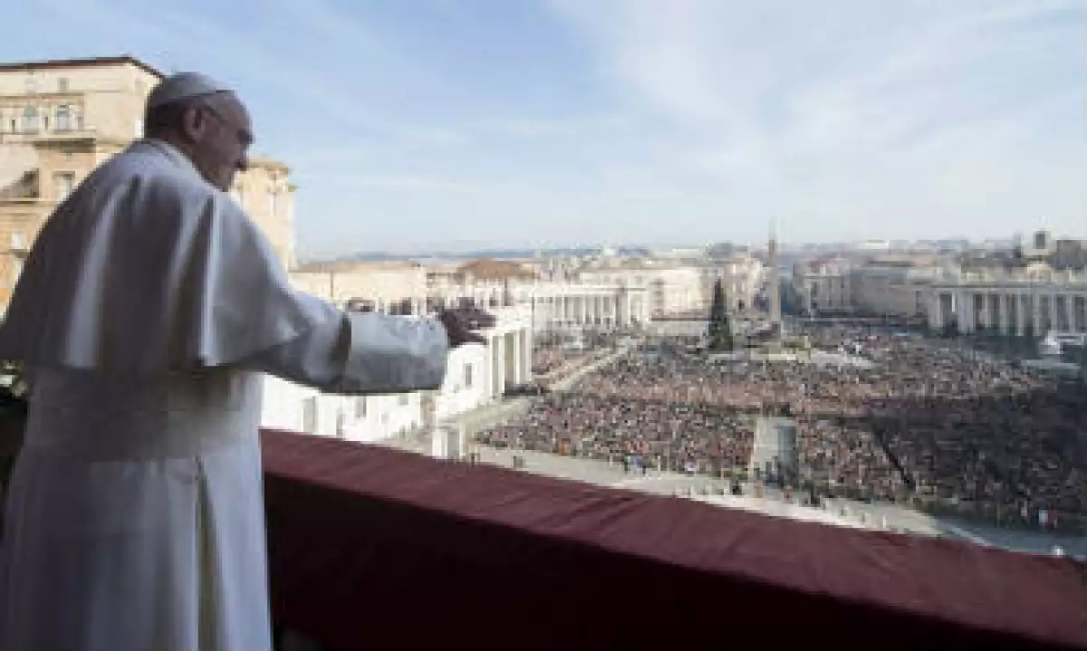 El papa Francisco pidió por la paz entre israelíes y palestinos en la región en la que nació Jesús. (Foto: Reuters)