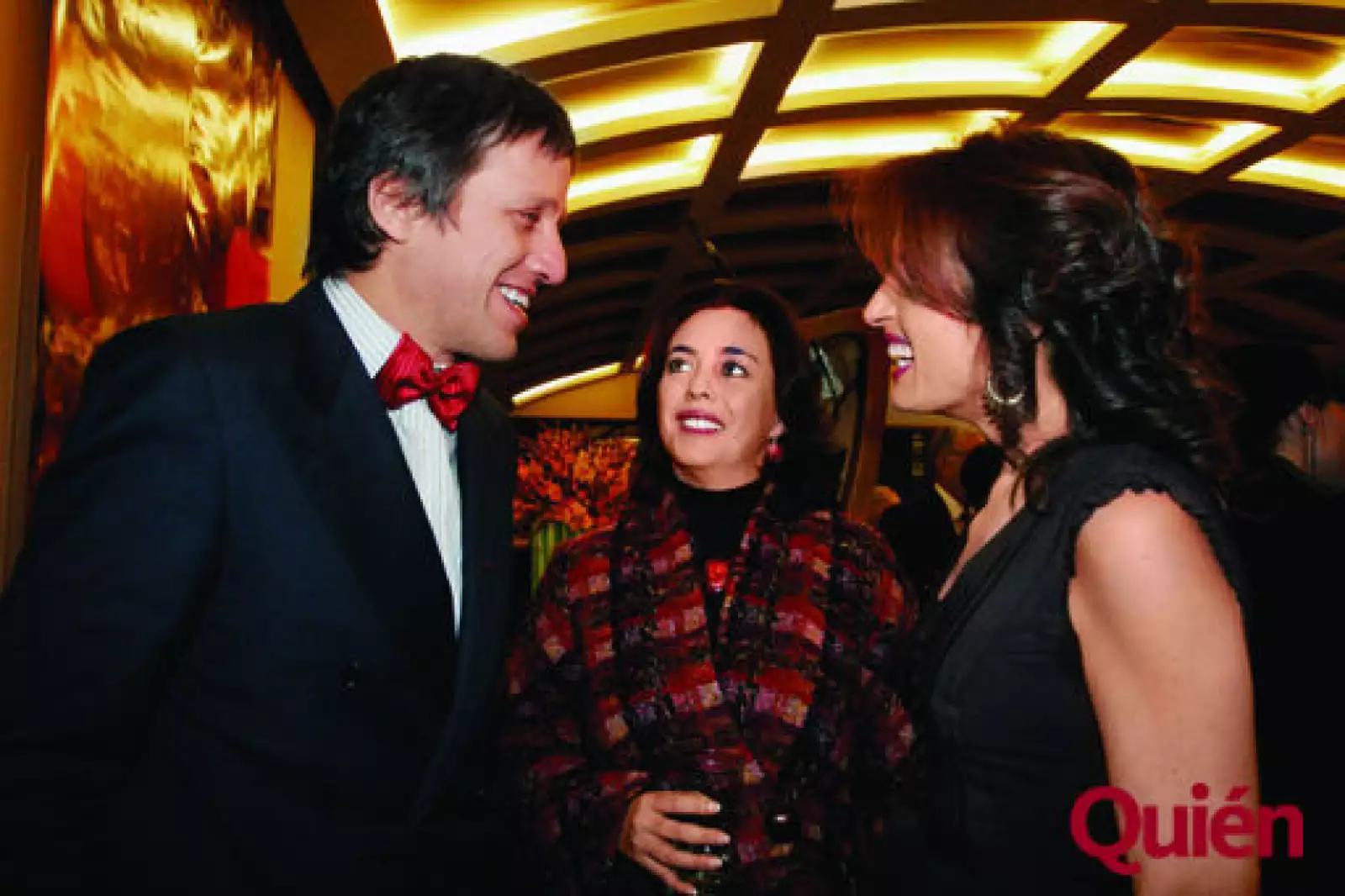 Javier Velázco, Eduardo Largarne,  Beatriz Rivas