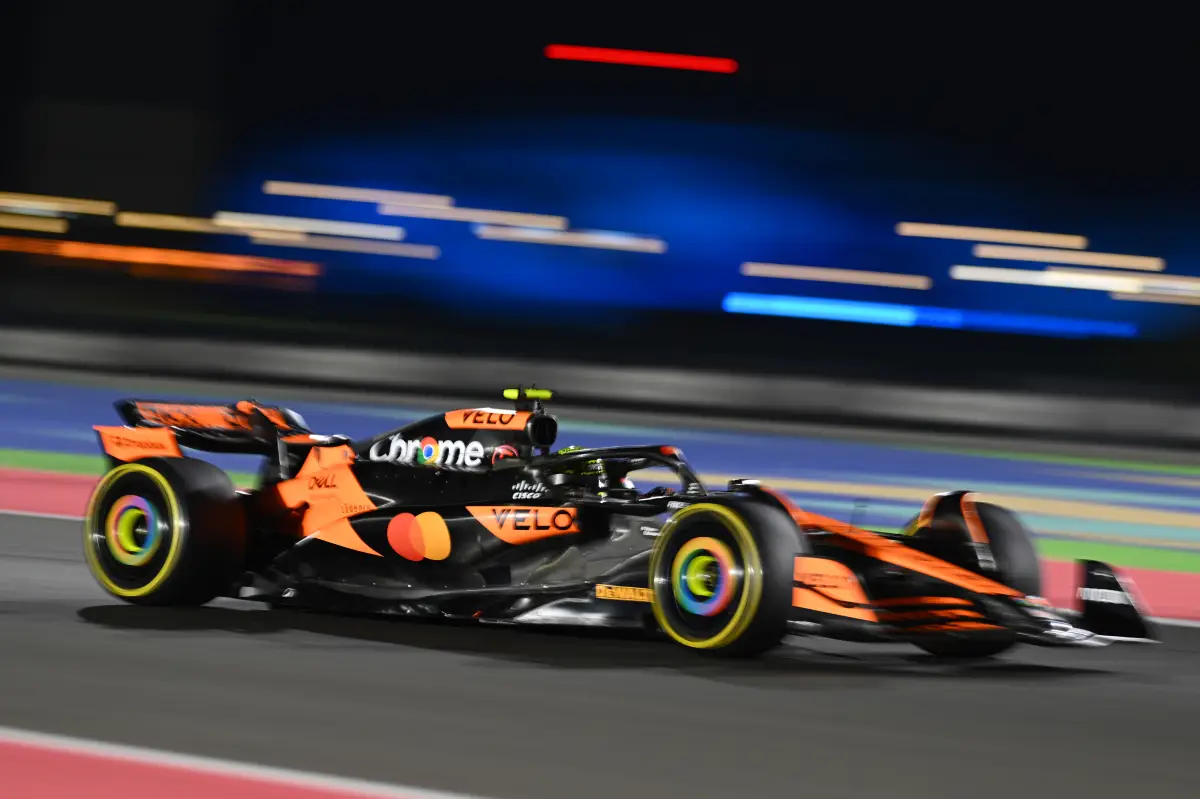 lando norris logra la pole position de la carrera sprint