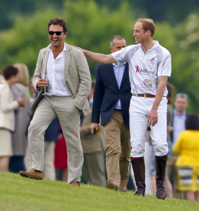 Thomas van Straubenzee y el principe William