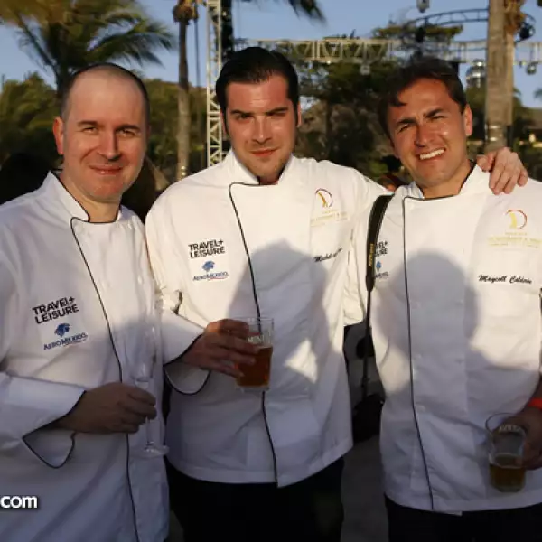 Michel Fournes, Michel de Burgos y Maycoll Calderón