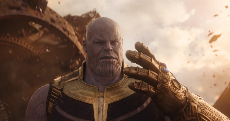 Thanos. Avengers: infinity war