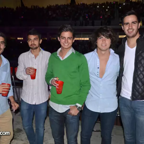 Chemy Ramírez, Andrés Amador, Alfredo López, Mateo Ramírez y Alex Muñoz