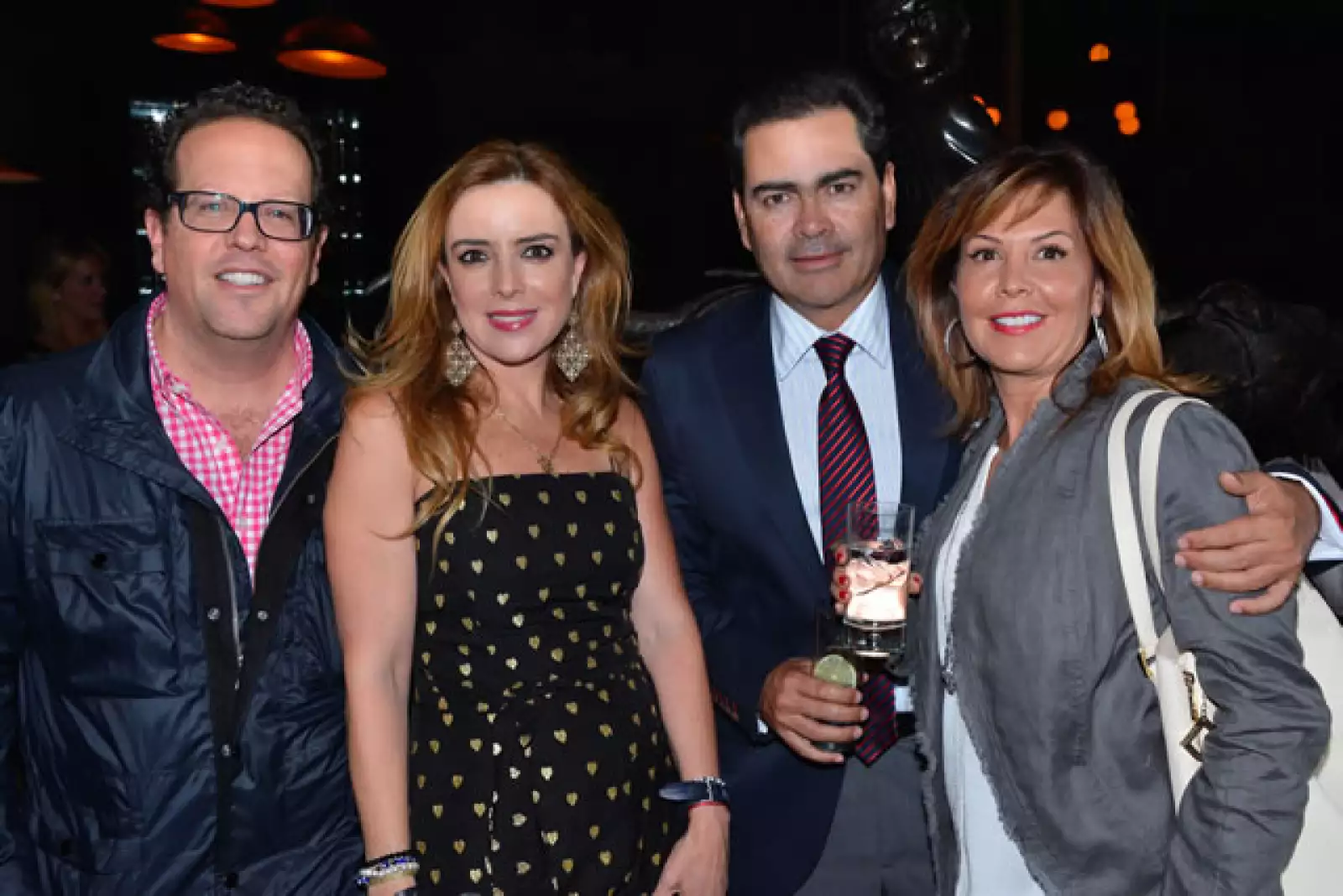 Mauricio Guevarar,Julia Salcedo,Armando y Margaret Gebar.