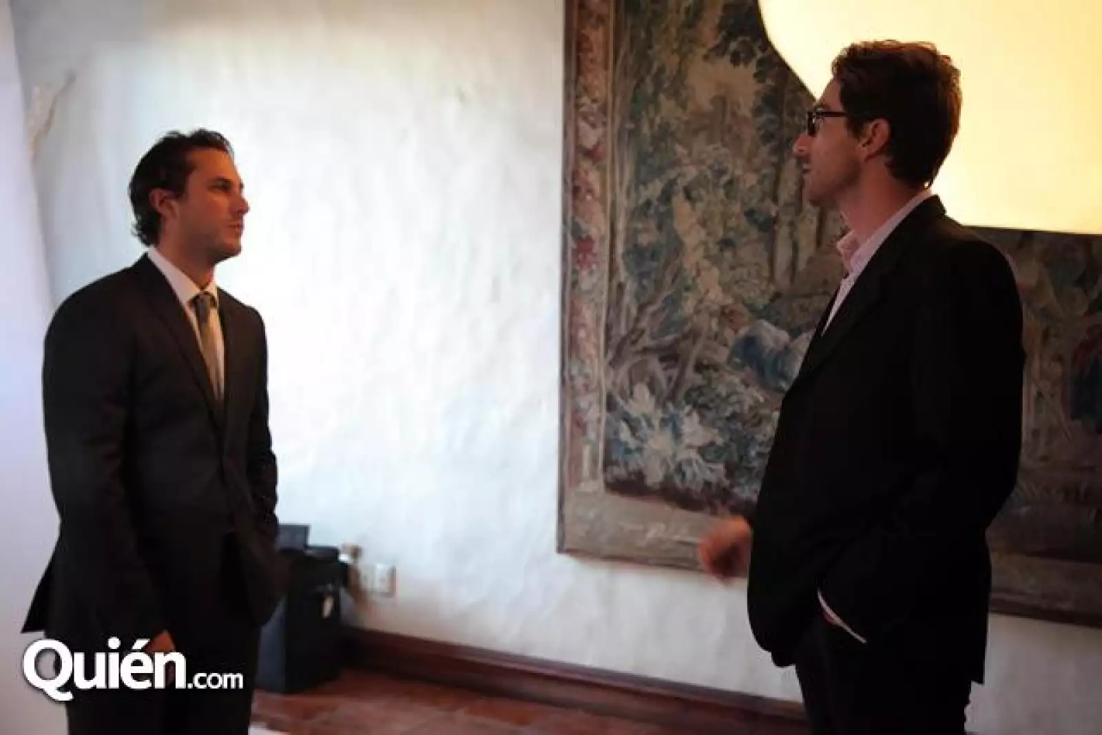 Sebastián Zurita y Greg, fotógafo de la sesión.