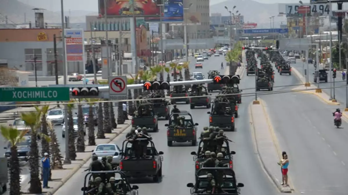 Militares refuerzan seguridad en Coahuila