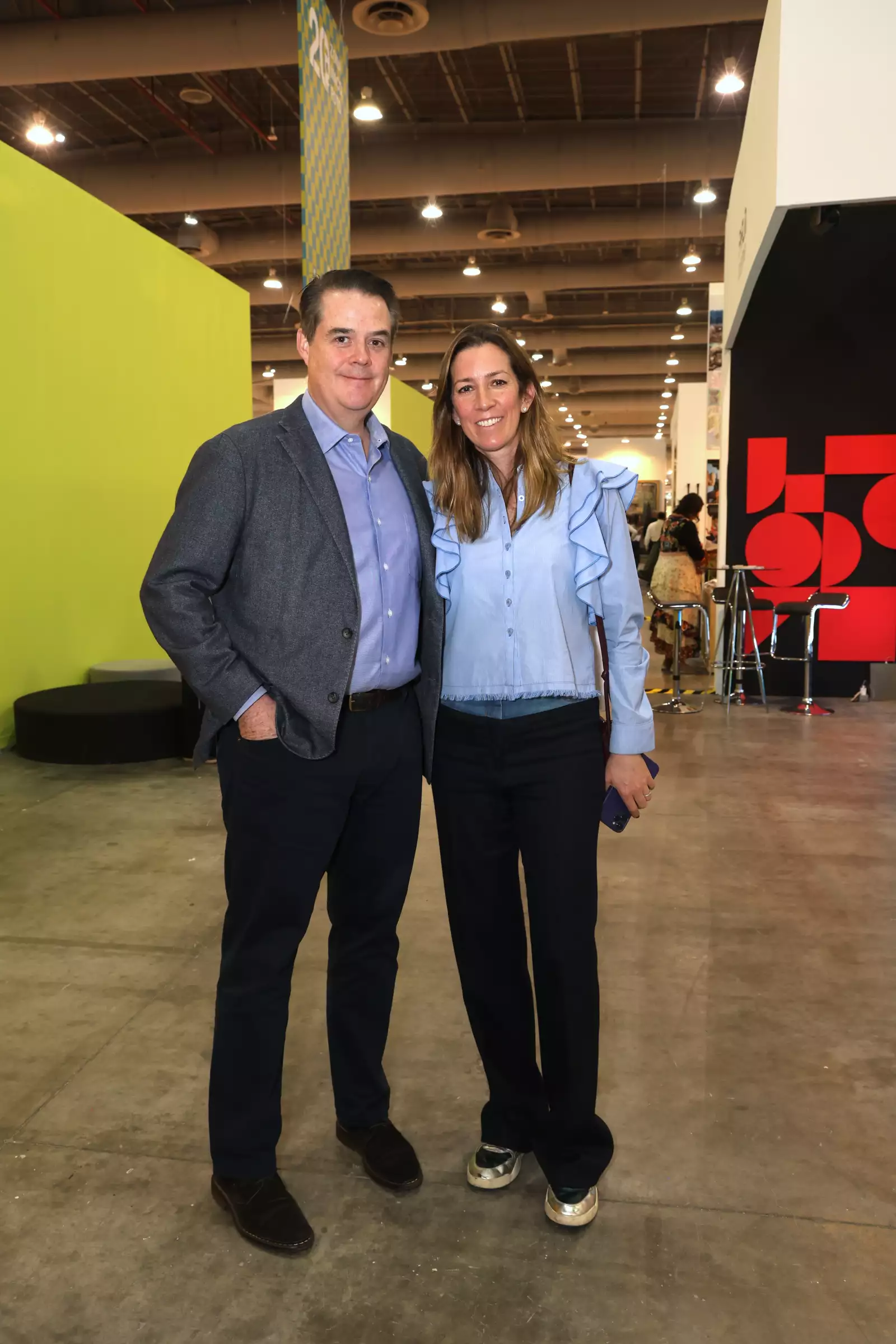 Juan Domingo Beckmann y Laura Laviada