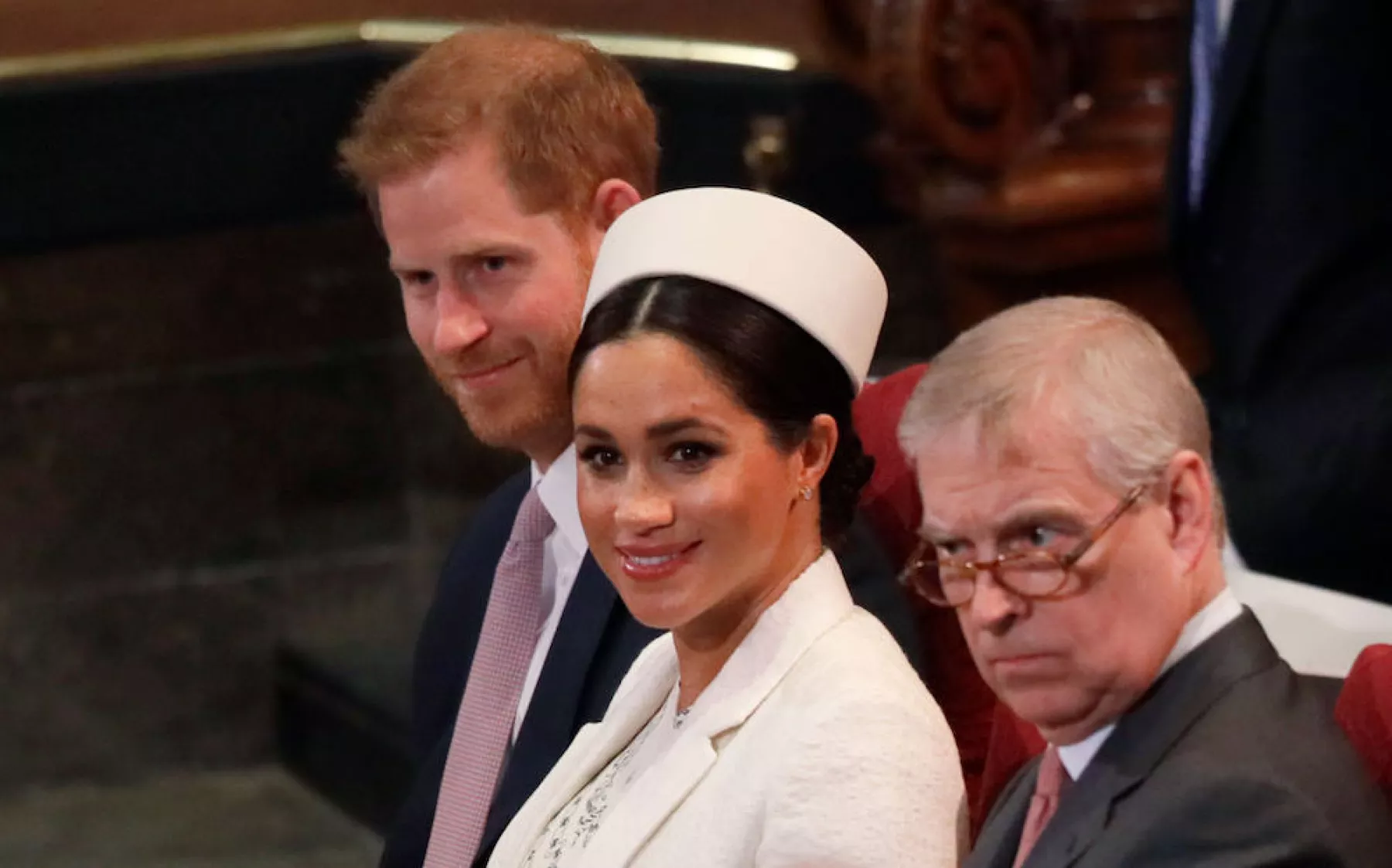 Príncipe Harry, Meghan Markle y príncipe Andrés