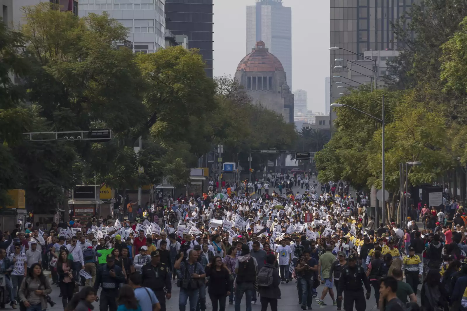 Hacia el Zócalo