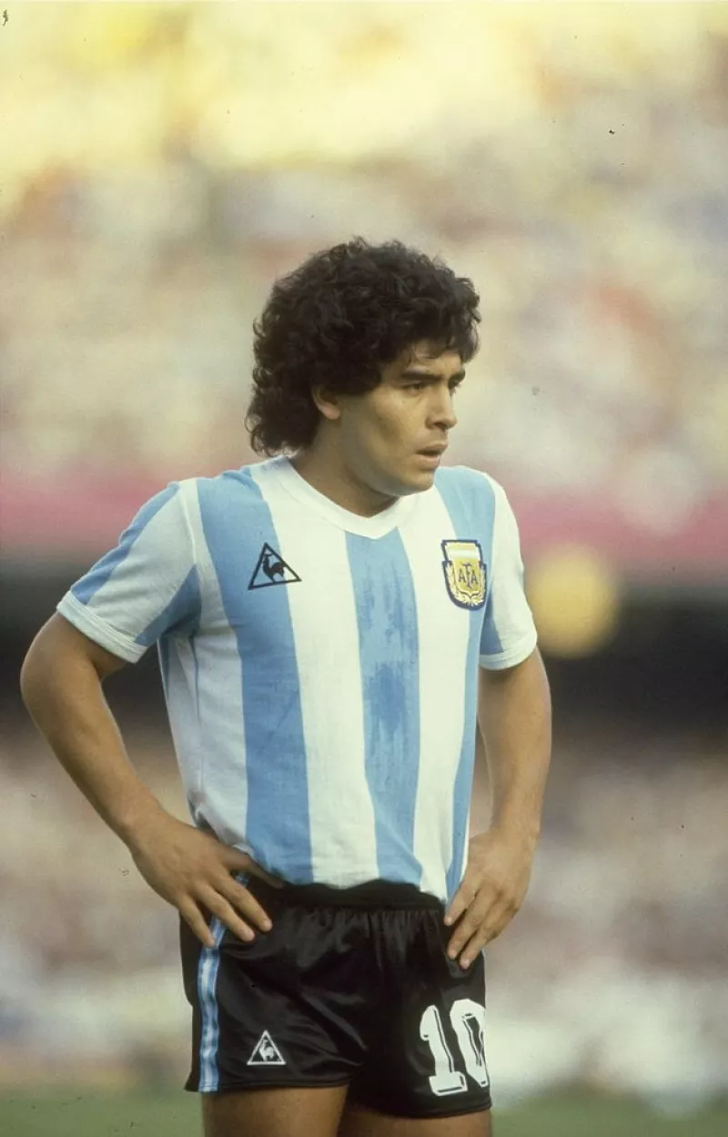 Diego Maradona of Argentina