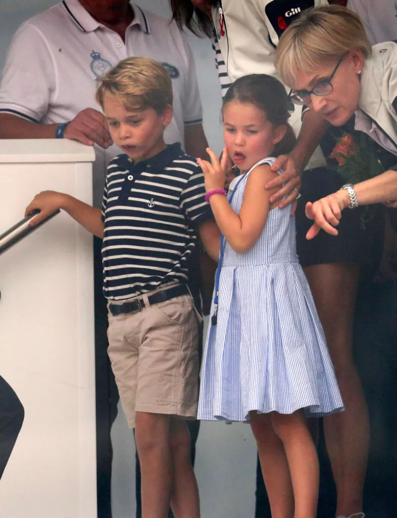 Princesa Charlotte y el príncipe George