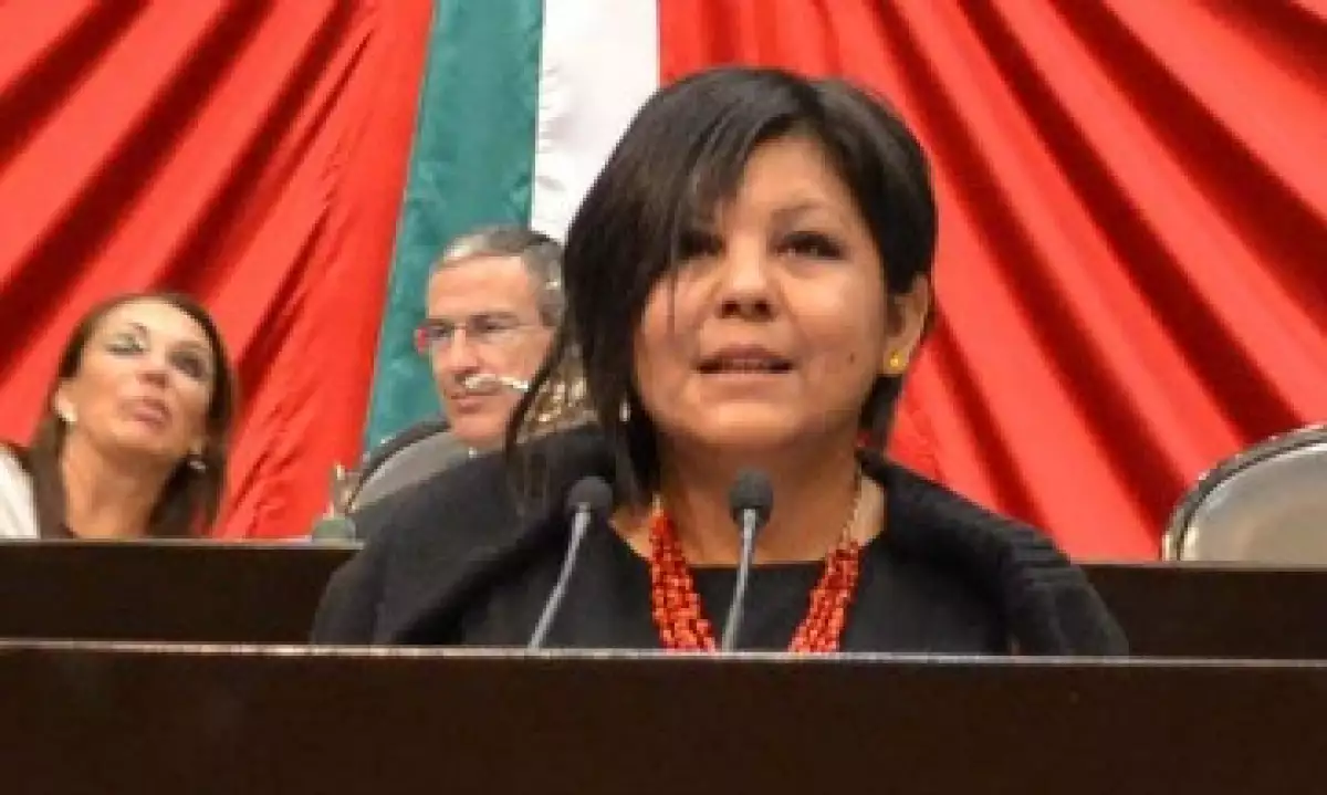 Mota Ocampo durante una intervención en la tribuna de San Lázaro (Foto: Cuartoscuro/Archivo)