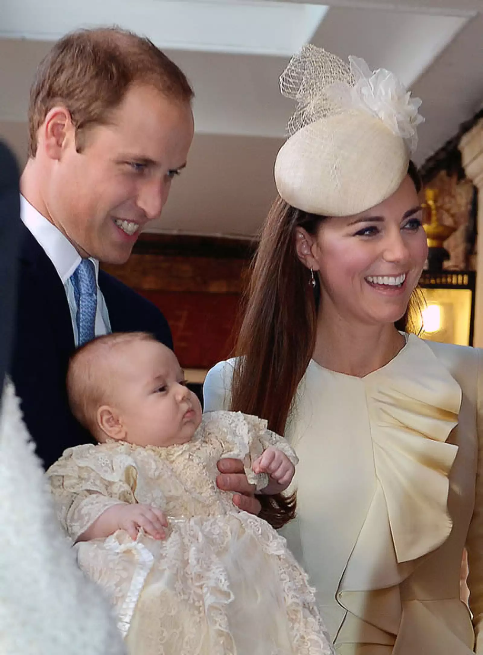 William y Kate Middleton con su primogénito, George de Cambridge.
