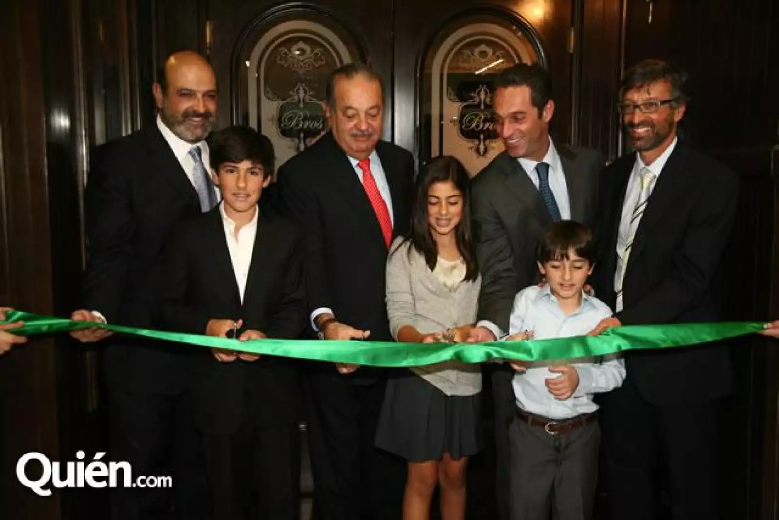 Miche Kuri, Carlos Slim, Carlos Slim Domit,Alfonso Salem,Michel Kuri,Ana Paula Kuri,Santiago Kuri.
