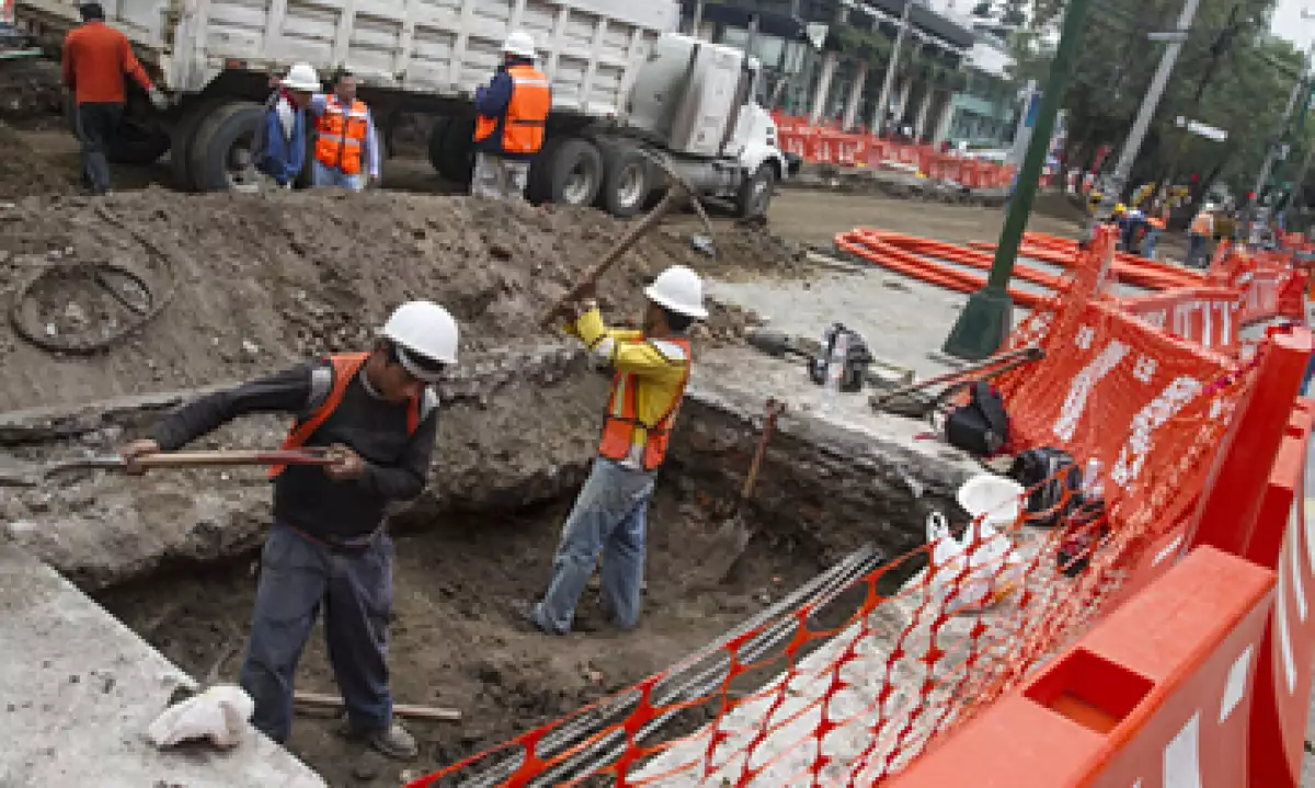 Las obras en Masaryk pretenden agilizar el flujo vehicular, según el Gobierno del Distrito Federal. (Foto: Cuartoscuro)