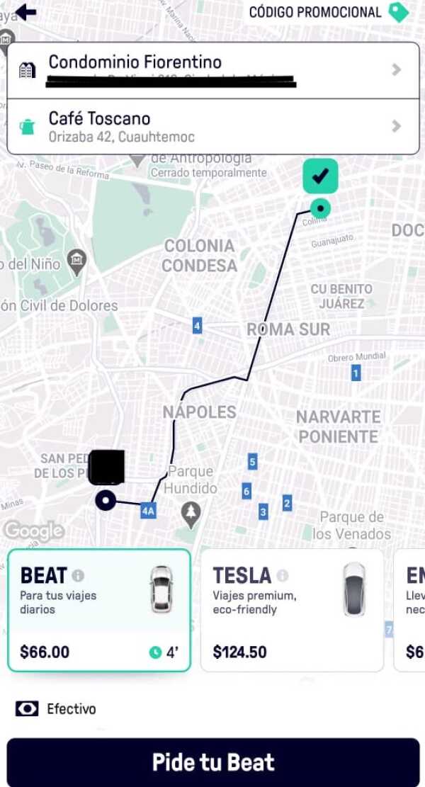 Precio Beat Tesla