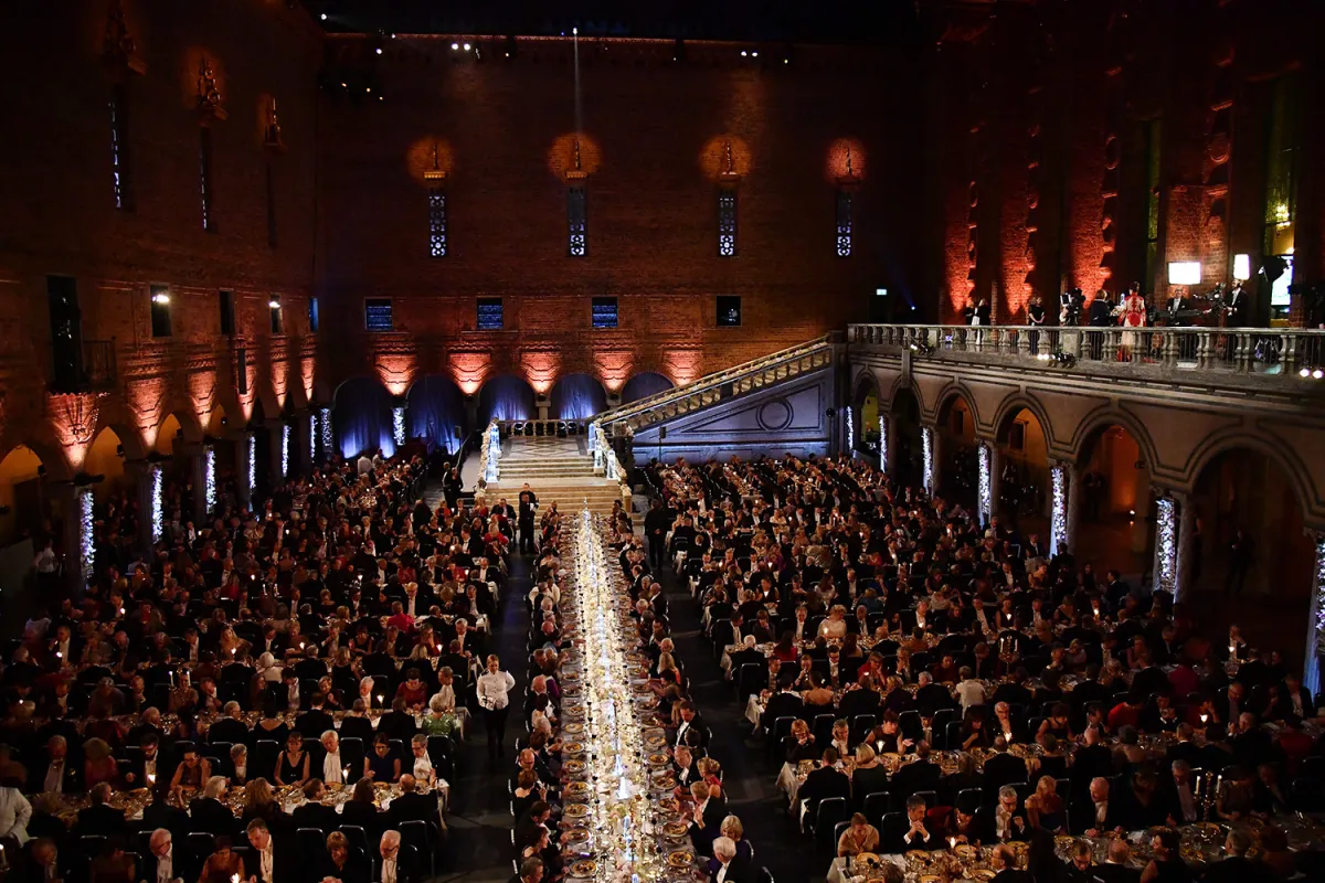 Banquete en honor al Premio Nobel 