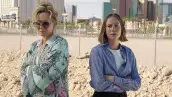 Jean Smart, y Hannah Einbinder protagonistas de la serie de comedia Haks. 