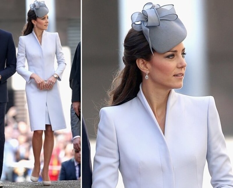 Sorprendió con este Alexander McQueen durante el domingo de pascua.