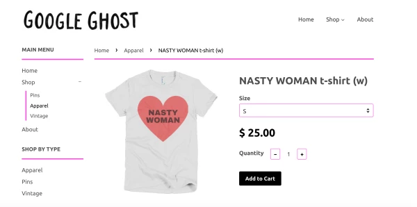 Playera Nasty Girl