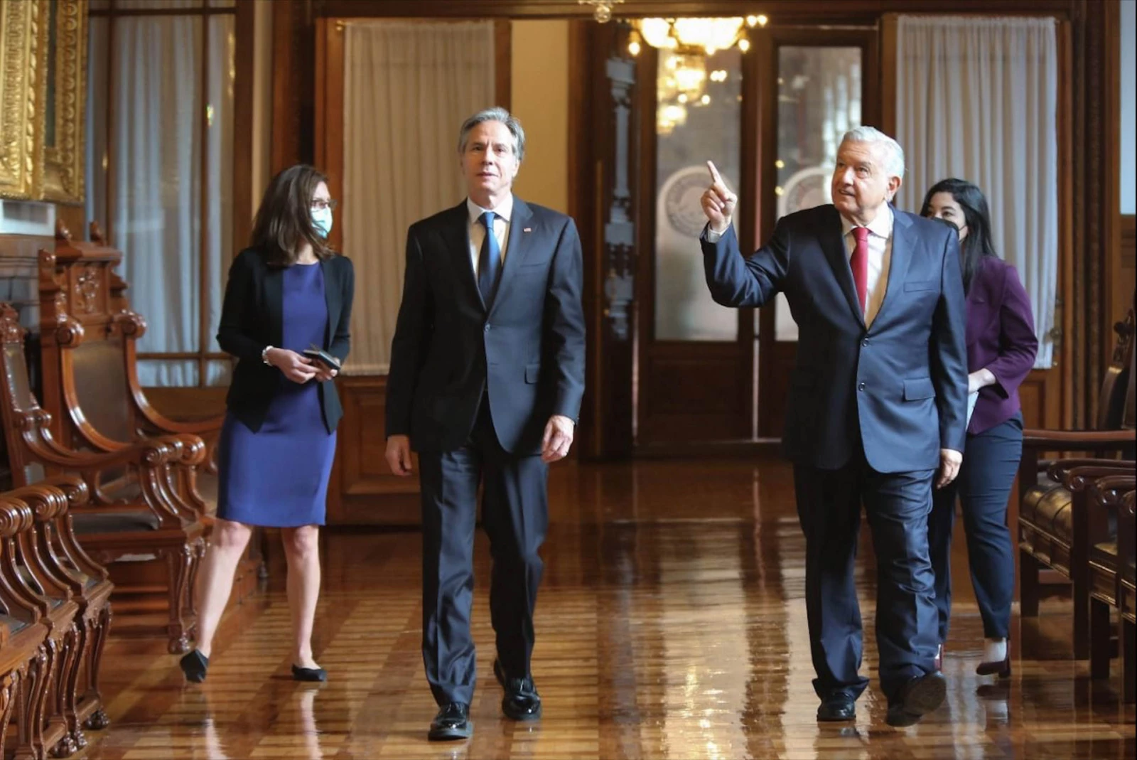 EnFotos: AMLO encabeza del Diálogo de Alto Nivel en Seguridad entre México y EU