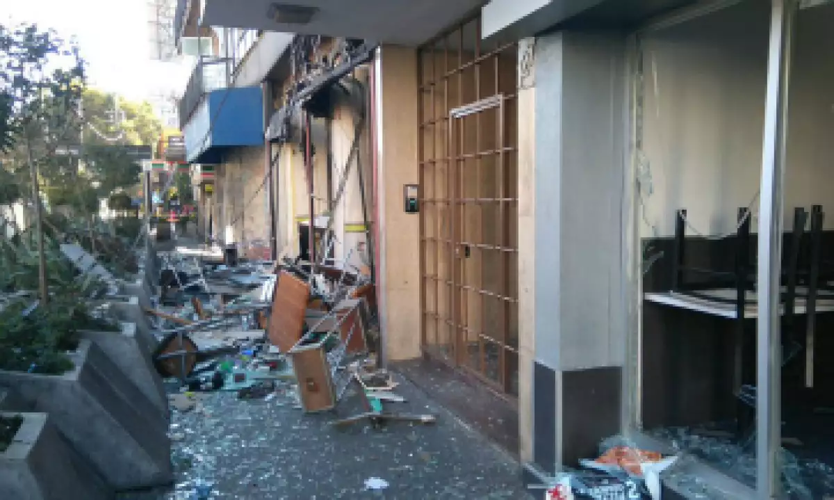 Imágenes del lugar de los hechos. (Foto: Twitter/@FaustoLugo)
