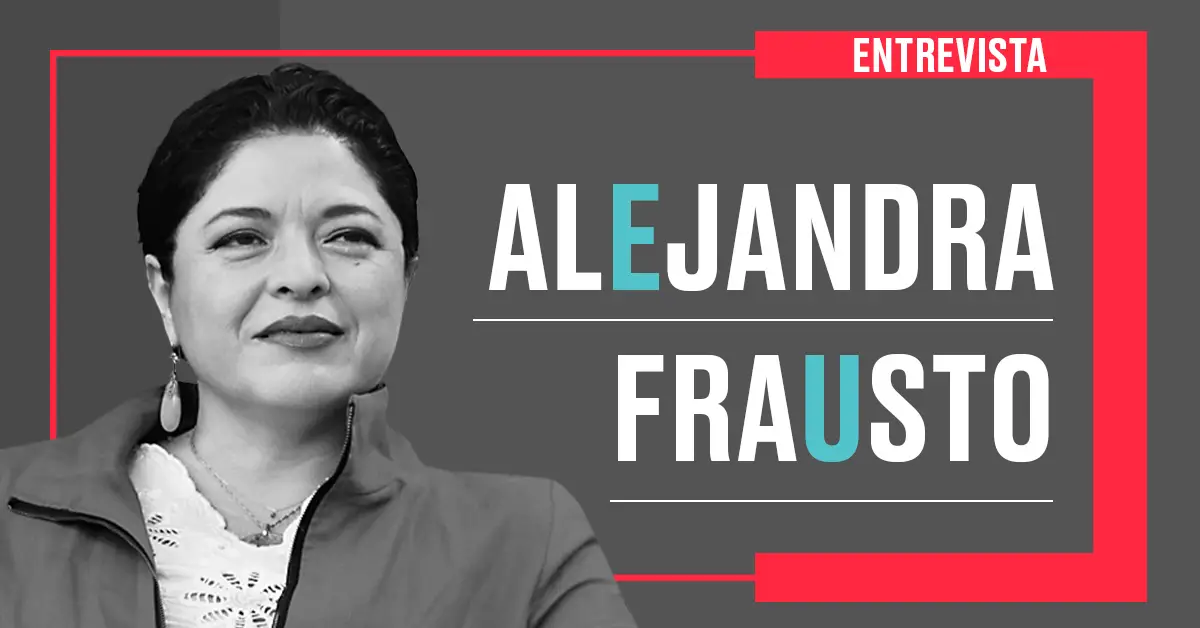 Portada de entrevista con Alejandra Fausto