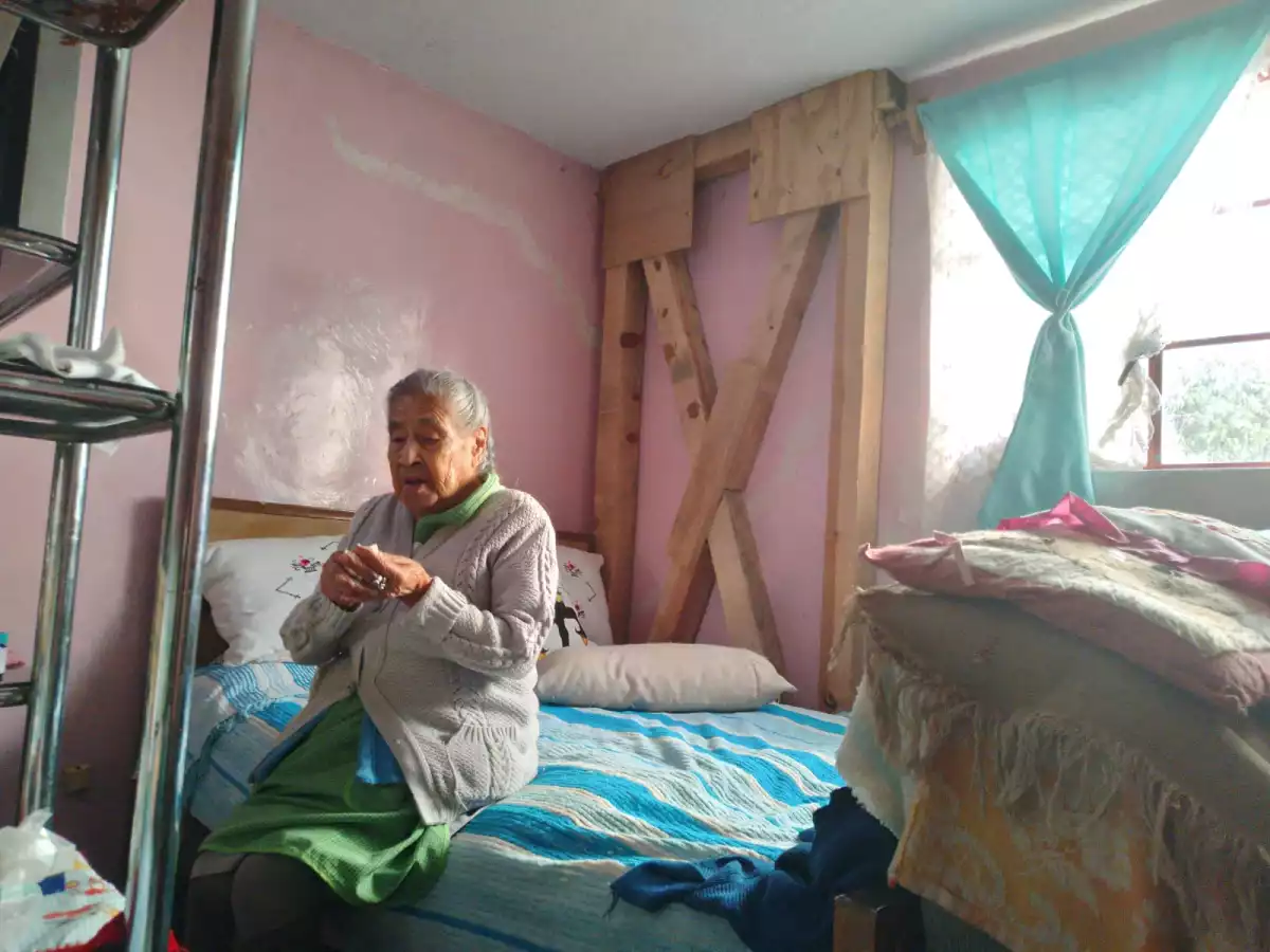 Los olvidados de la Línea 12 del Metro de la CDMX: fotografía de una de las afectadas, María Mondragón Hermenegildo. 