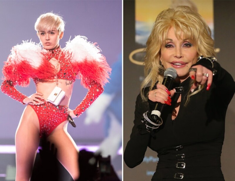 Miley estuvo rodeada desde pequeña con celebridades muy conocidas.