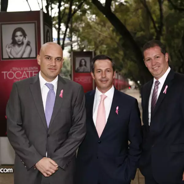 Manuel Rivera, Andrés Conesa y Juan Alanis