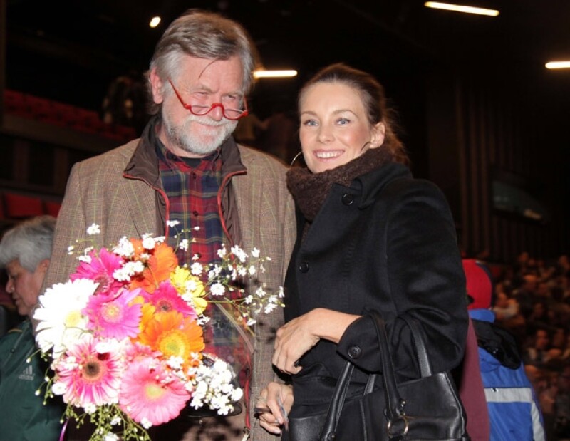 Dominika Paleta y su padre Zbigniew acompañaron a Ludwika en una noche muy especial.