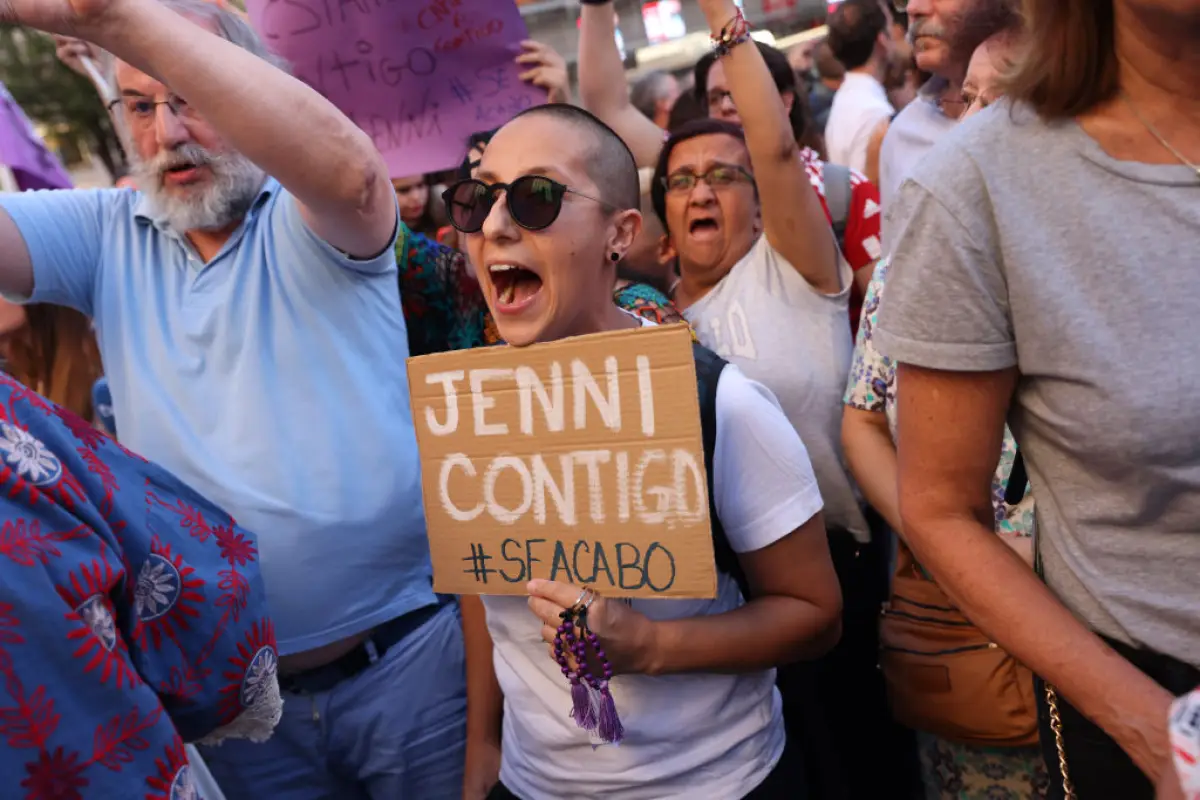 Protesters Call For Resignation Of Luis Rubiales
