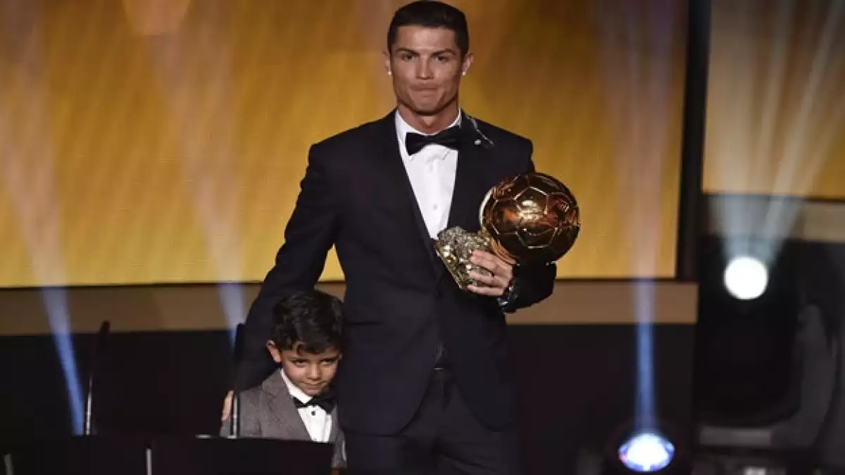 cristiano ronaldo hijo balon de oro
