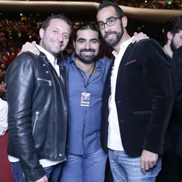 Moisés Zapan, Sergio Gabriel y Alberto Dichi.