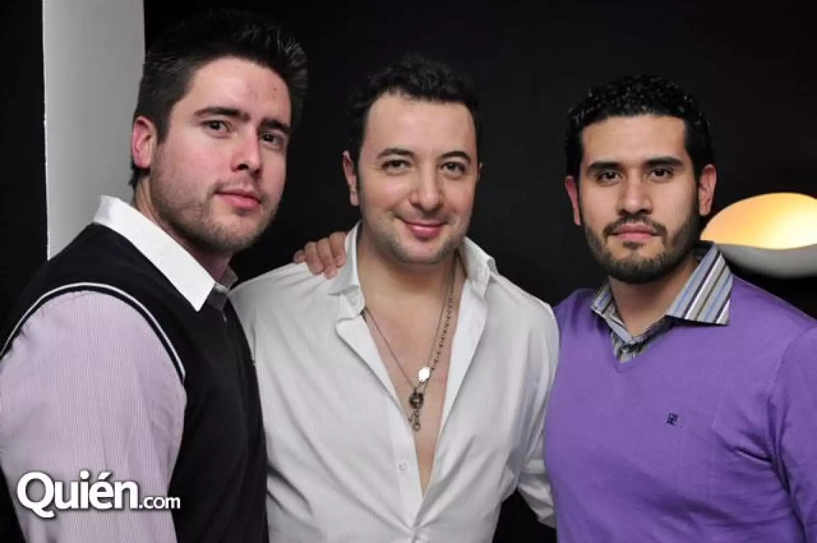 Pedro Quiñonez,Omar Strada y Mel Mendoza