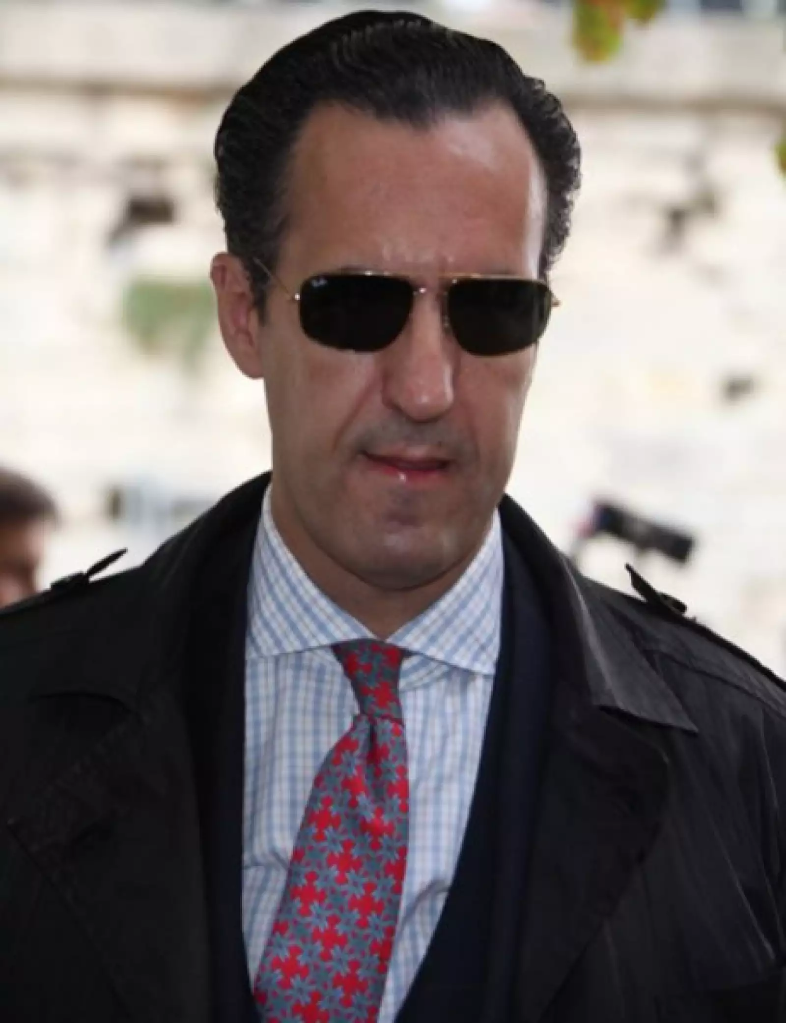 Jaime de Marichalar, ex esposo de la Infanta de España y Duquesa de Lugo Elena de Borbón, también fue a tomar nota.