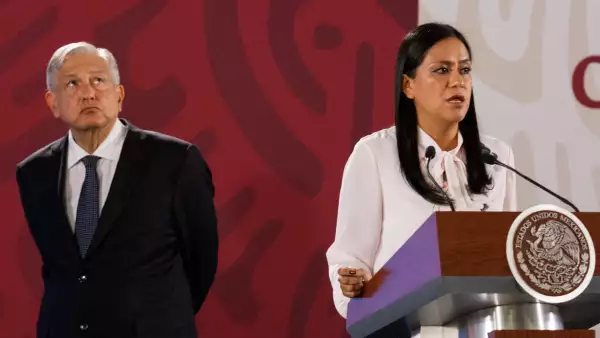 AMLO y Ariadna Montiel