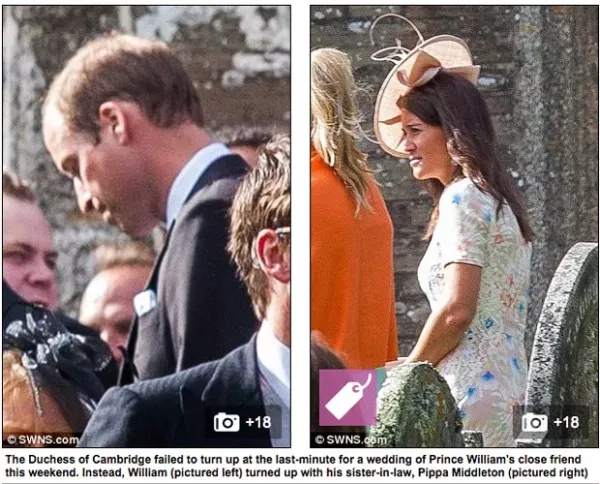 Pippa fue la encargada de ser la "pareja" de William en la boda de su amigo.